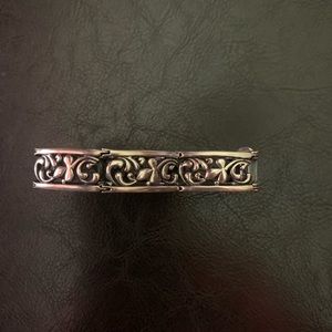 Silpada filigree hinged bracelet
